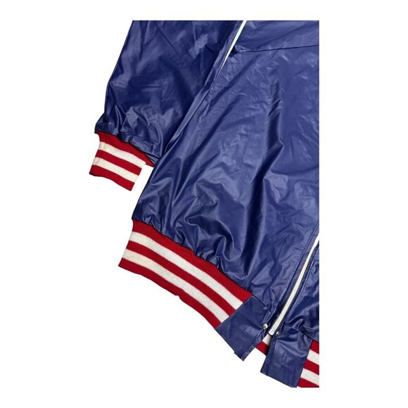 RARE Nolan Ryan 1980s MLB Baseball Waterproof Rain Bomber Windbreaker Jacket Med - Picture 4 of 6